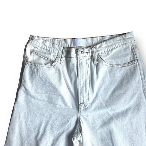 Frame Le Italien Wide Crop Jeans in Blanc White Size 29  Denim - Picture 9 of 15